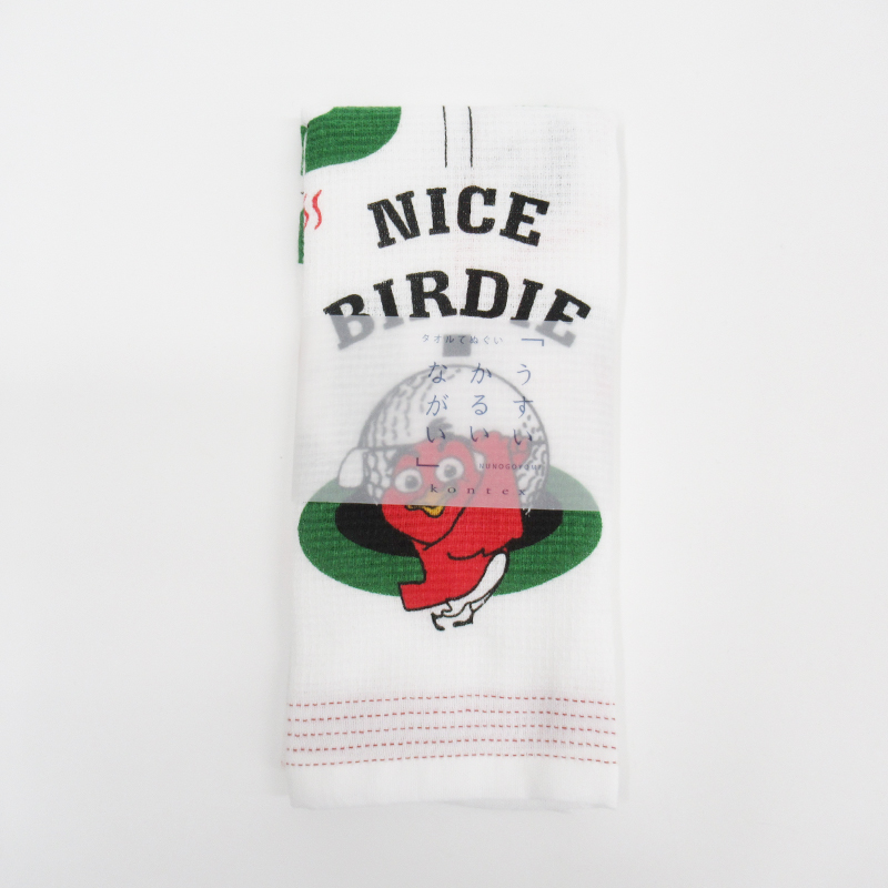 薄軽長てぬぐいたおる  ナイスバーディー